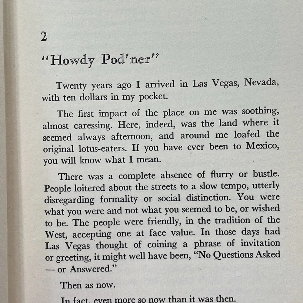 Viva Vegas by Paul Ralli c1953 House-Warven Publisher
